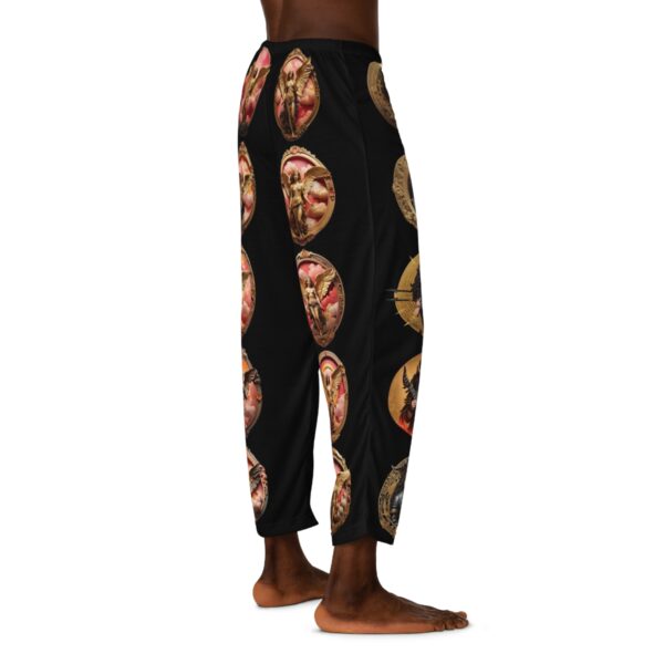 Men's Pajama Pants (AOP) (Guitar Demons and Angelic Maidens)